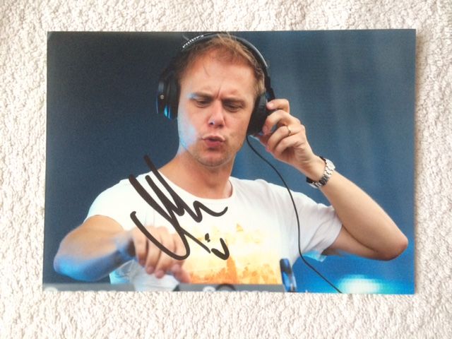 Armin Van Buuren oryginalne autgrafy