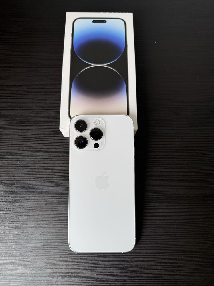 Apple Iphone 14 pro max srebrny silver 128 GB