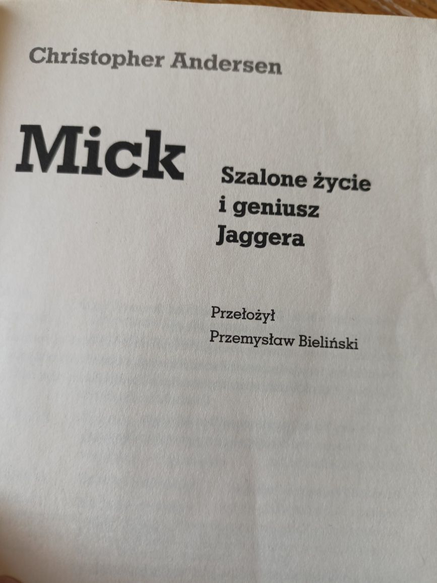 Mick. Szalone życie i geniusz Jaggera. Christopher Andersen