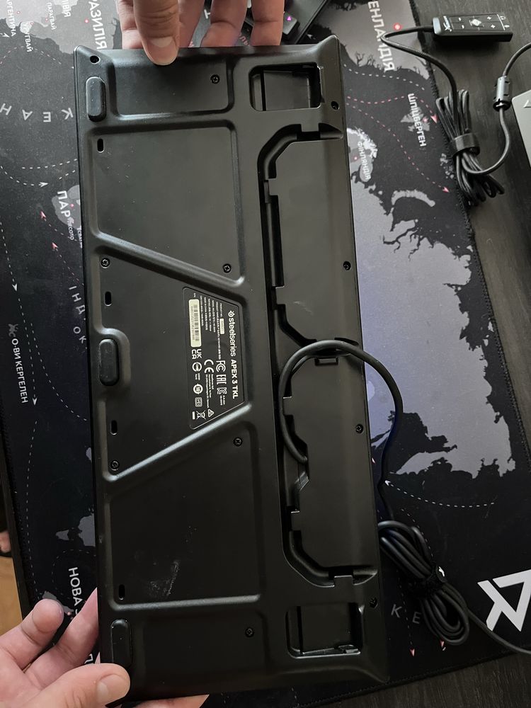 Клавиатура  steelseries apex 3 tkl