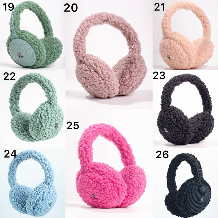 26кольорів! теплі хутряні навушники тедді наушники тедди теплые зимние