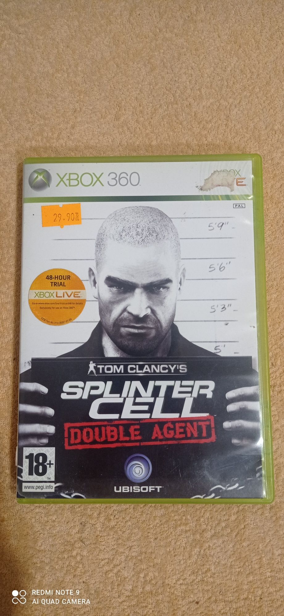 Splintel cell Double Agent X360