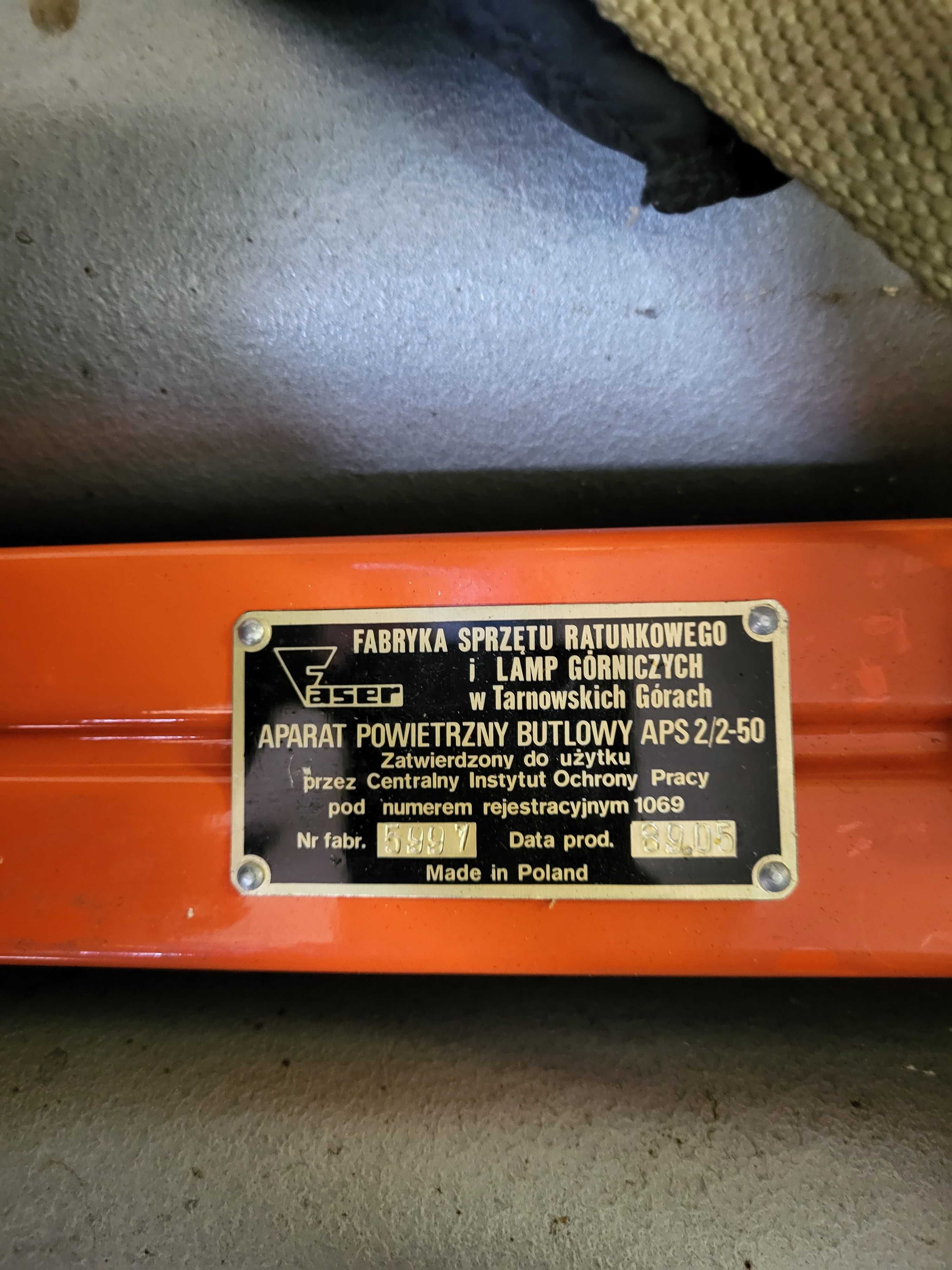 Aparat Powietrzny Butlowy ASP2/2-50 Faser