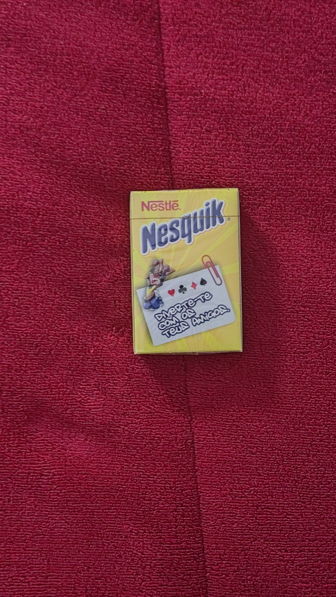 Baralho de cartas Nesquik