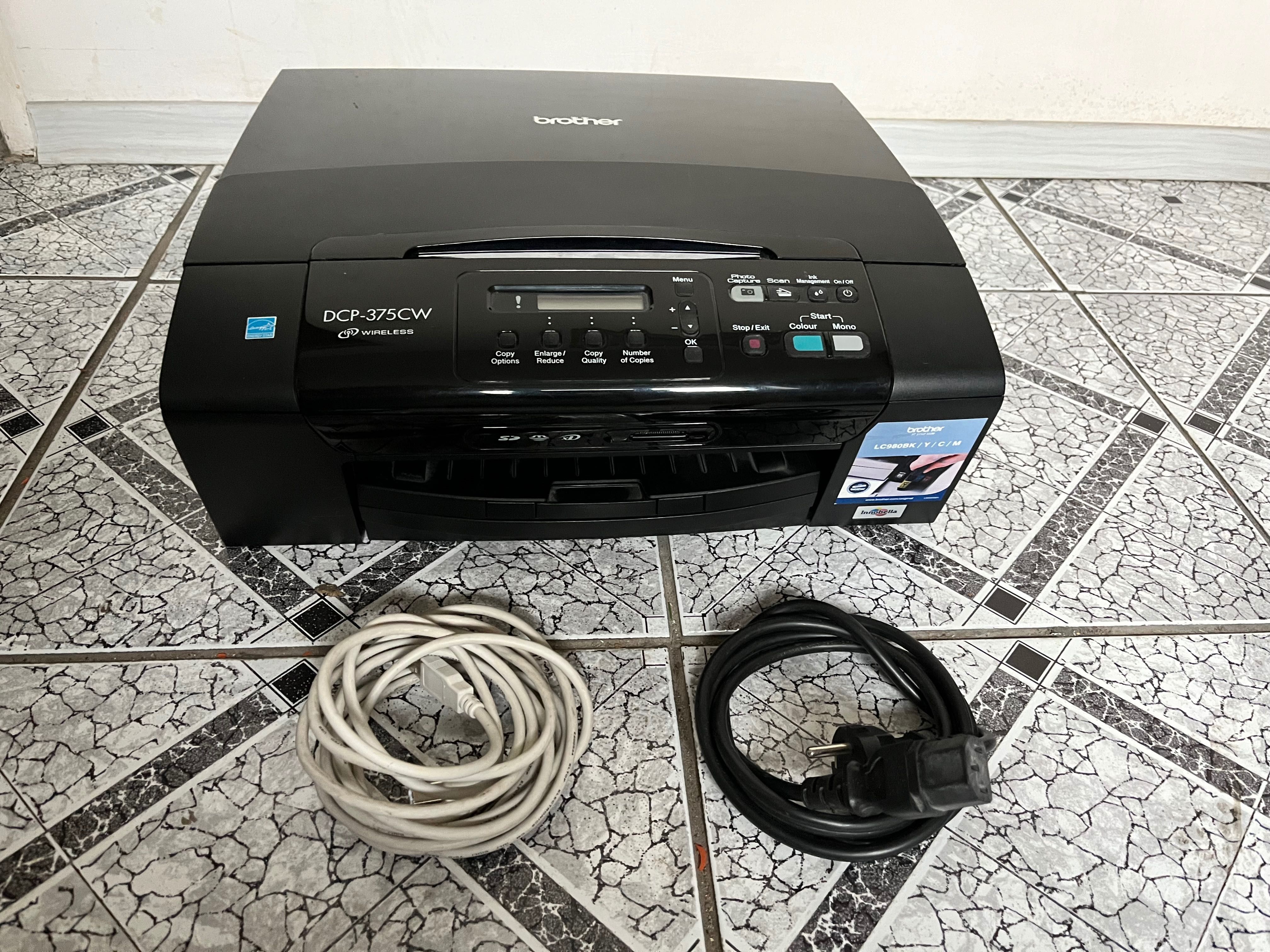 Drukarka Brother DCP 375CW WiFi skaner