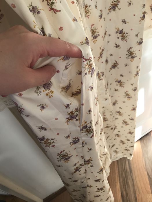 szlafrok jak jedwabny Christian Dior M