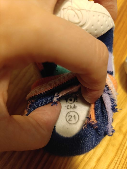 Skarpety niemowlęce do nauki chodzenia