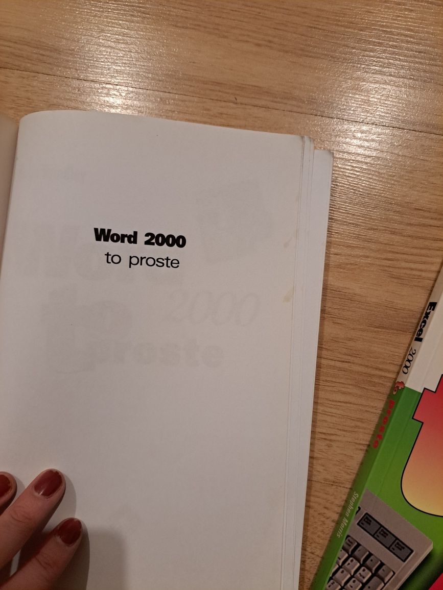 Word 2000 Excel 2000 to proste