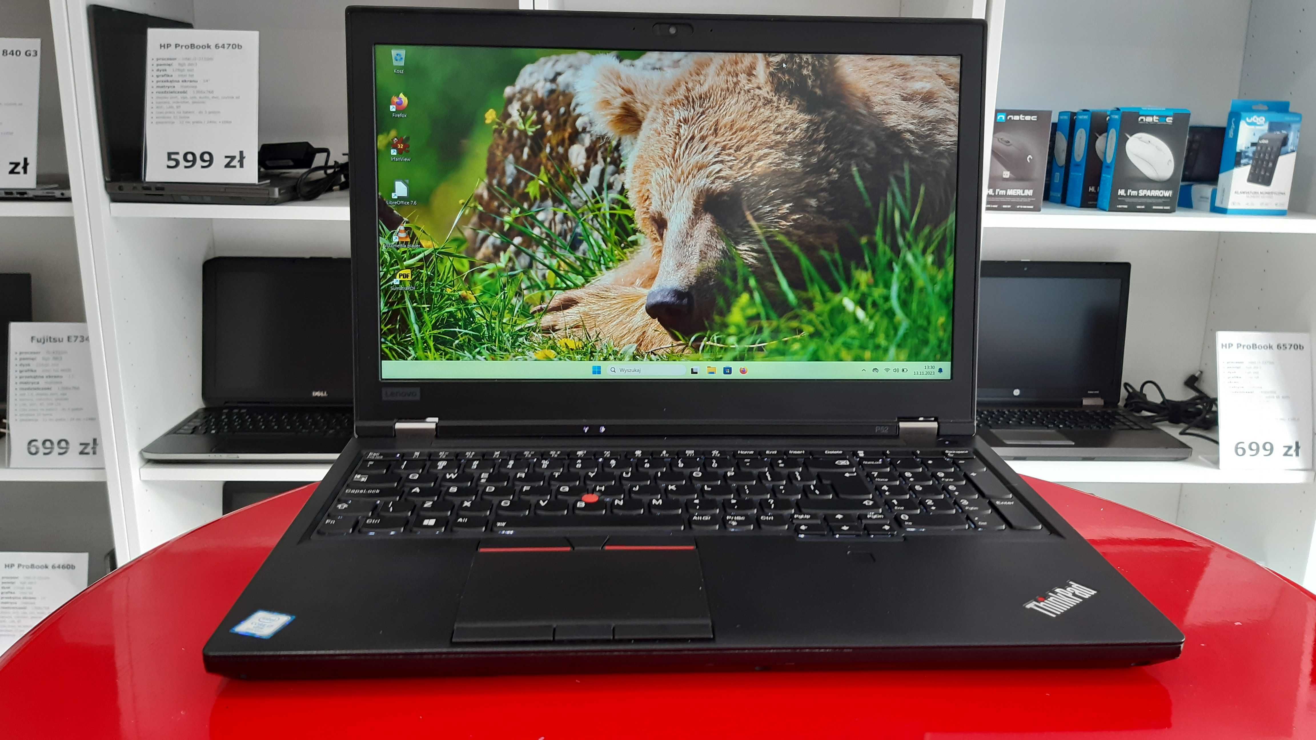 Laptop Poleasingowy Lenovo z serii ThinkPad T, W, X, P, Yoga, FV23