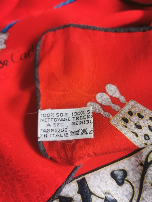 CARTIER PARIS jedwabna apaszka