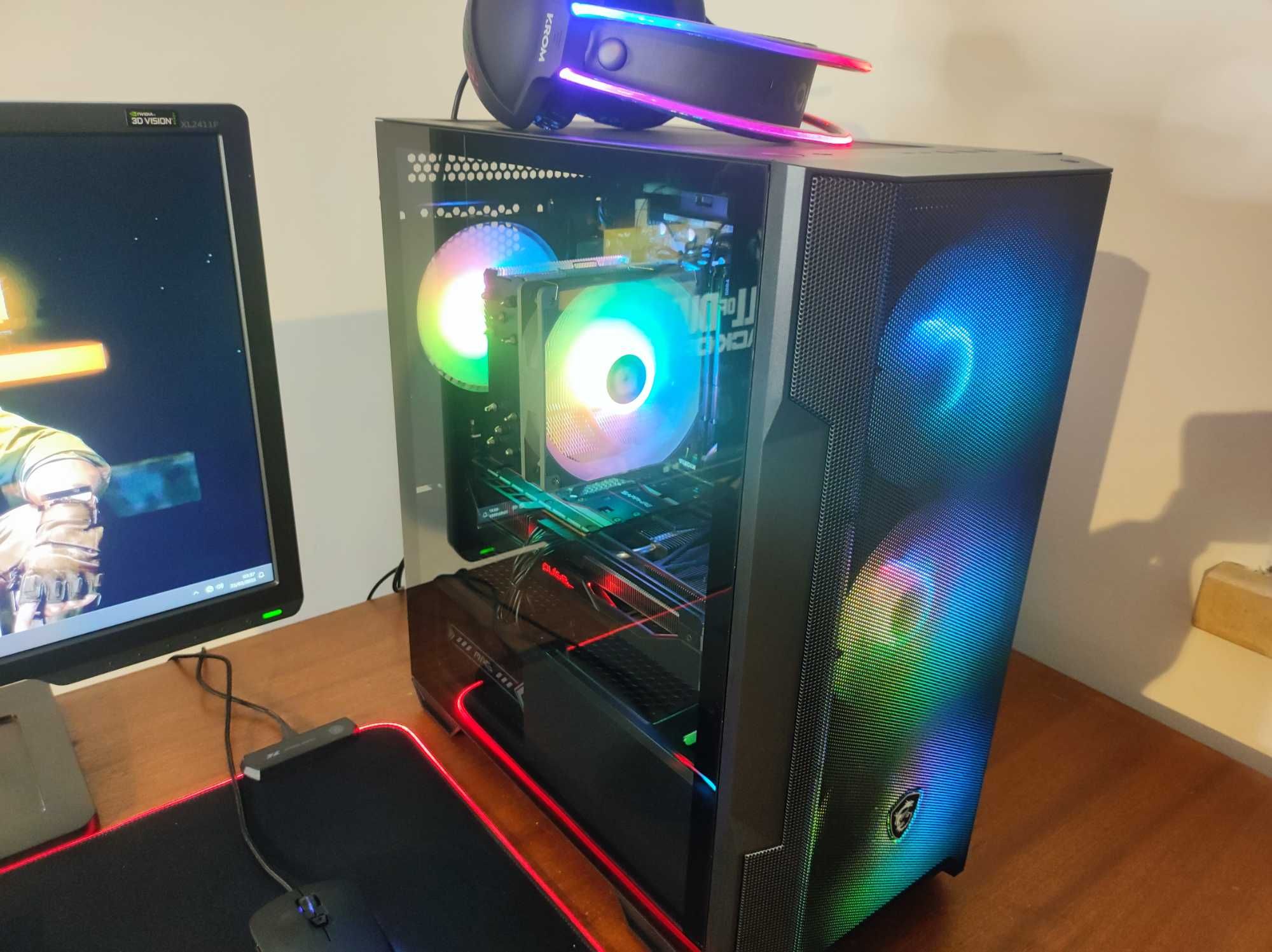 PC Gaming Ryzen 3600 4GHz / Vega 56 8GB / 16GB 3200 / RGB / NVMe