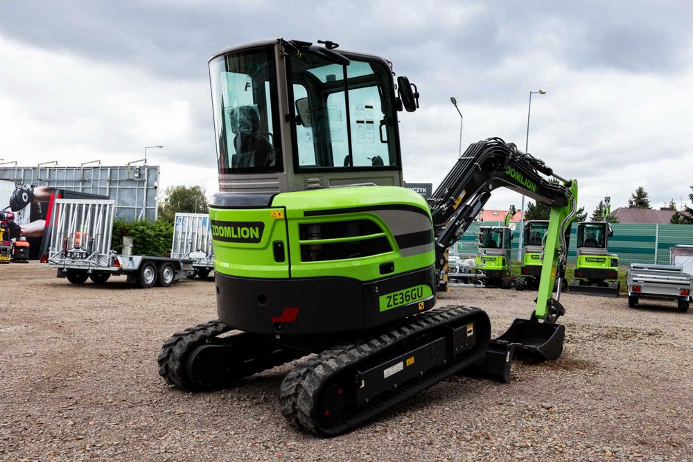 Minikoparka gąsienicowa Zoomlion ZE36GU Klimatyzacja Kubota