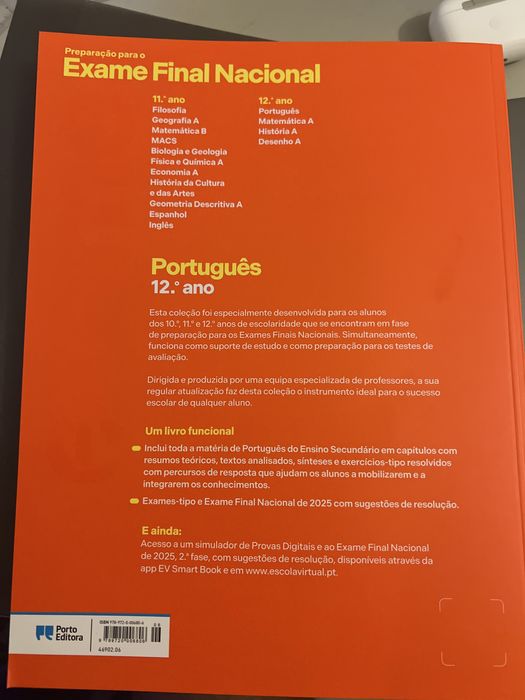 Livro exames nacionais português