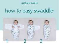 Євро пелюшка на липучках конверт 4-6 м Aden + Anais Wrap Swaddles easy