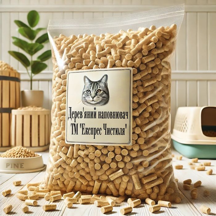 Наполнитель древесный сосна и ель. Доставка бесплатная.