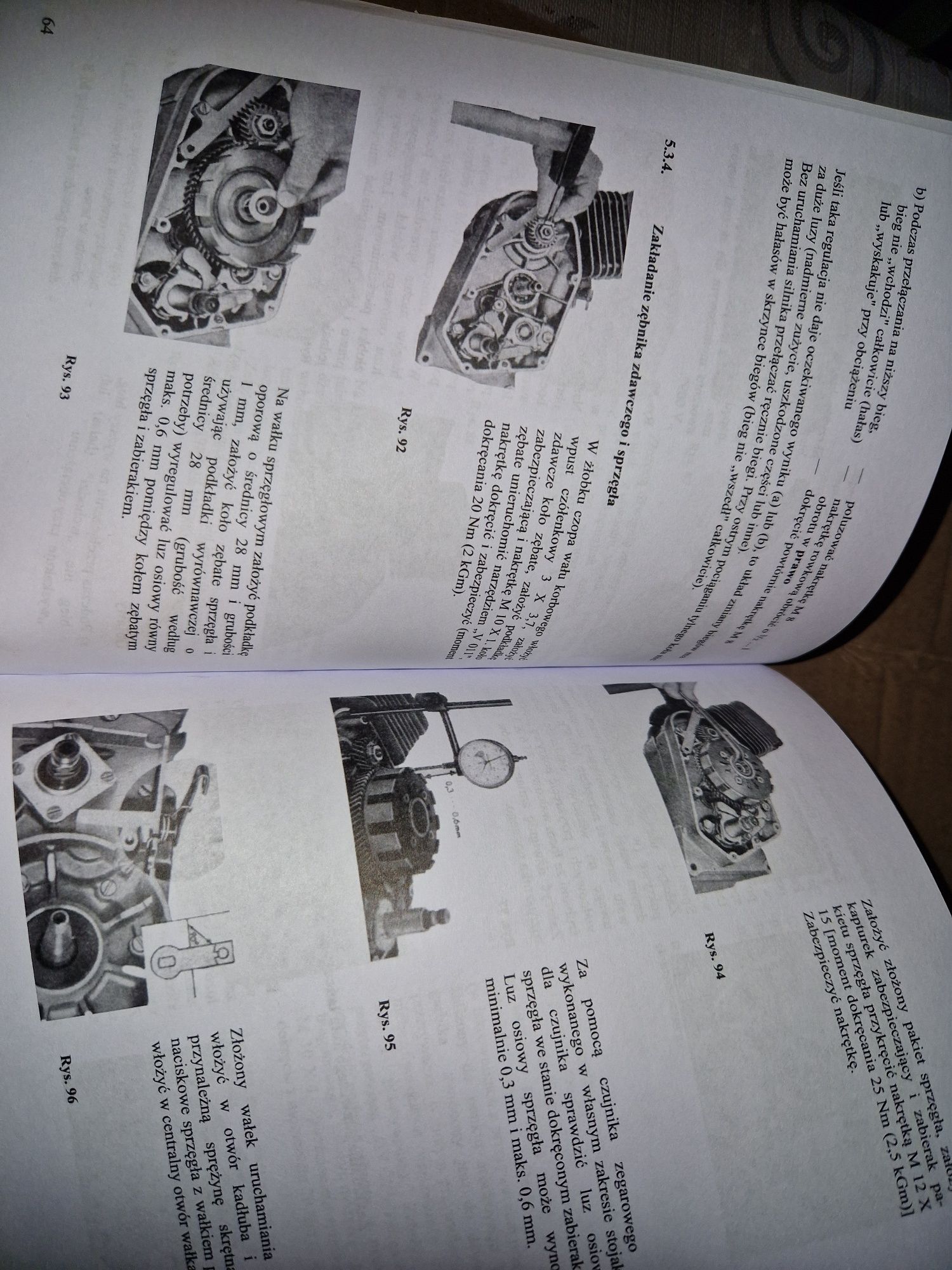 Instrukcja obsługi katalog części rama silnik Simson s51/1