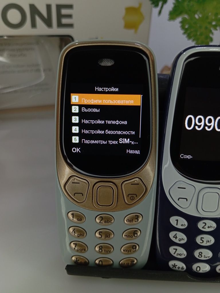 ‼️Кнопочный кнопочний МІНІ телефон на 3-Три сім карти Sim card Q3308‼️