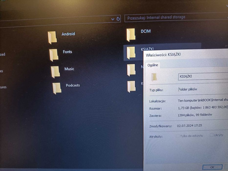 Inkbook Focus Black + etui Twist + 1400 ebooków e-czytnik książek eink