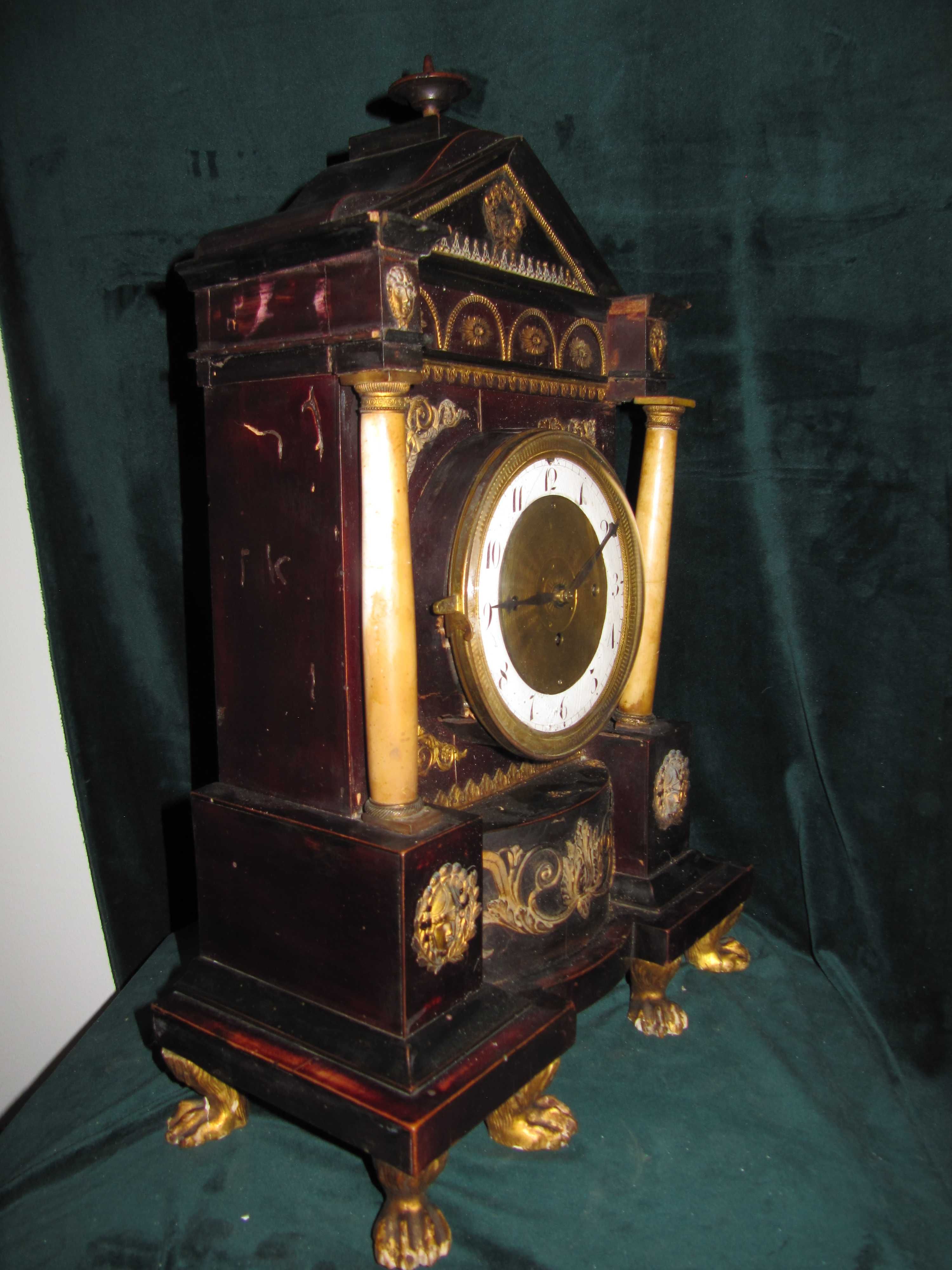 OGROMNY-Wiedenski Kwadrans zegar kominkowy ok 1850r