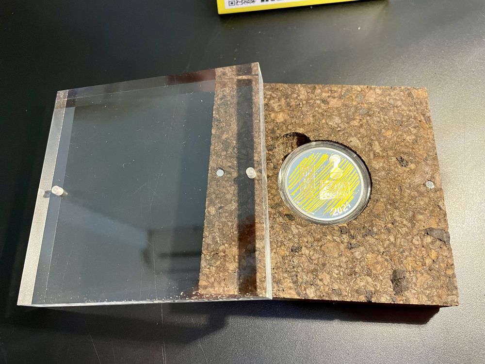 Moeda 5€ “O Conhecimento” Prata Proof
