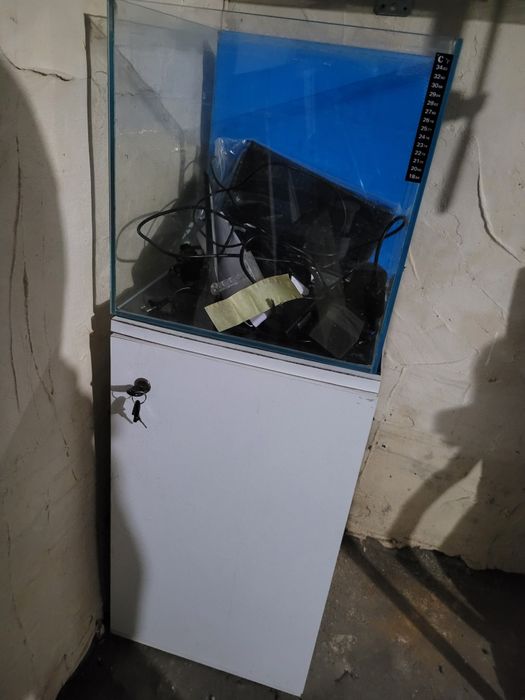 Akwarium optiwhite 40x40x40