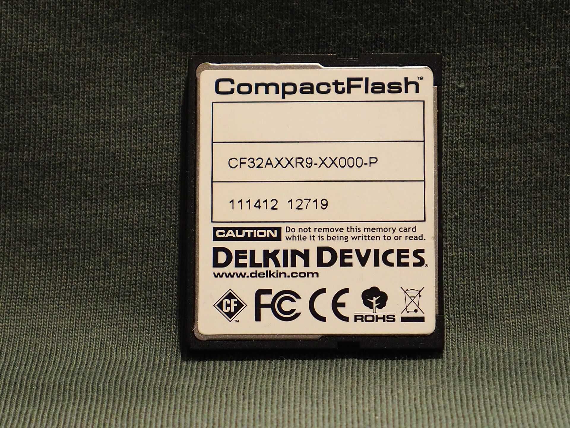 Karta pamięci CompactFlash Delkin Devices 32GB CF 500x.
