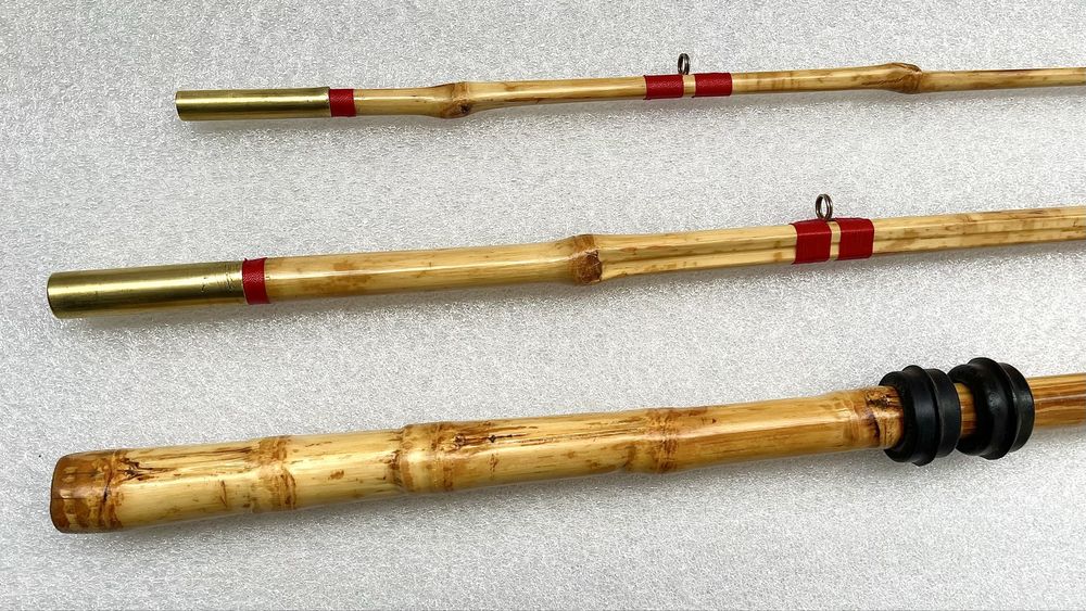 RETRO FISHING przepiękna spławikówka bambusowa Sprzęt Rybacki z W-wa