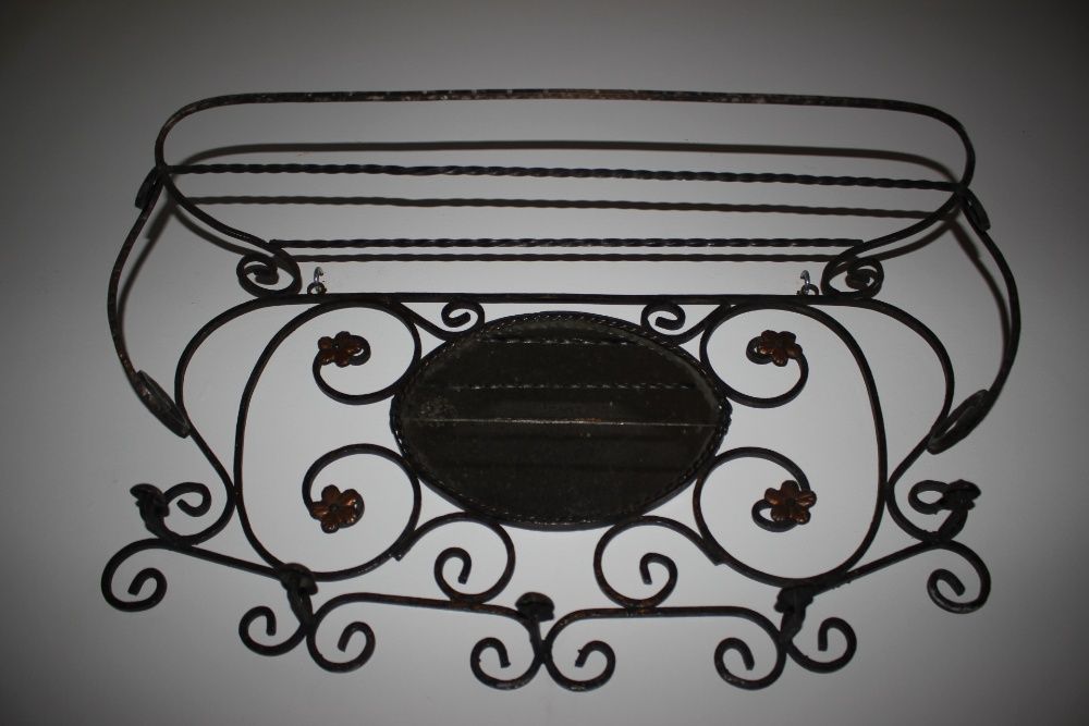 Cabide - Chapeleira - Ferro - Espelho