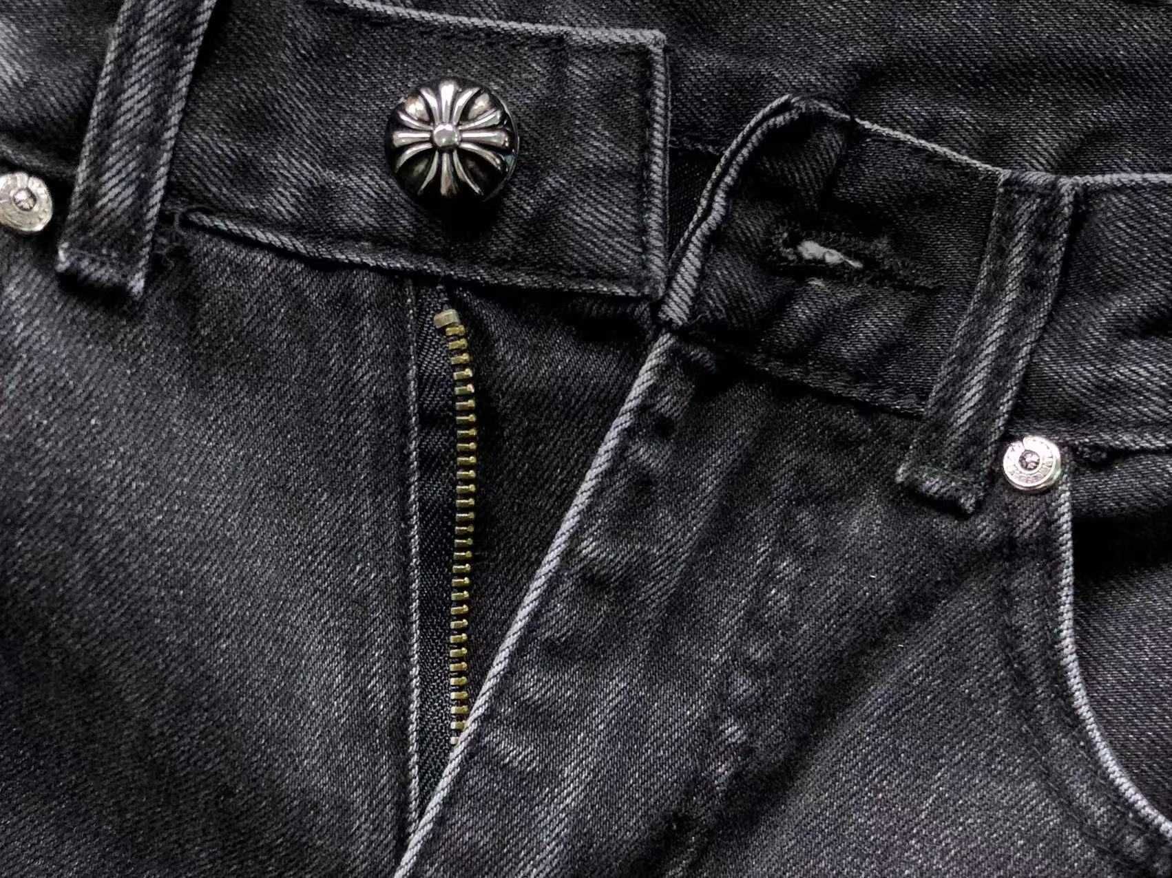 Джинсові шорти Chrome Hearts шорты Хром Хартс