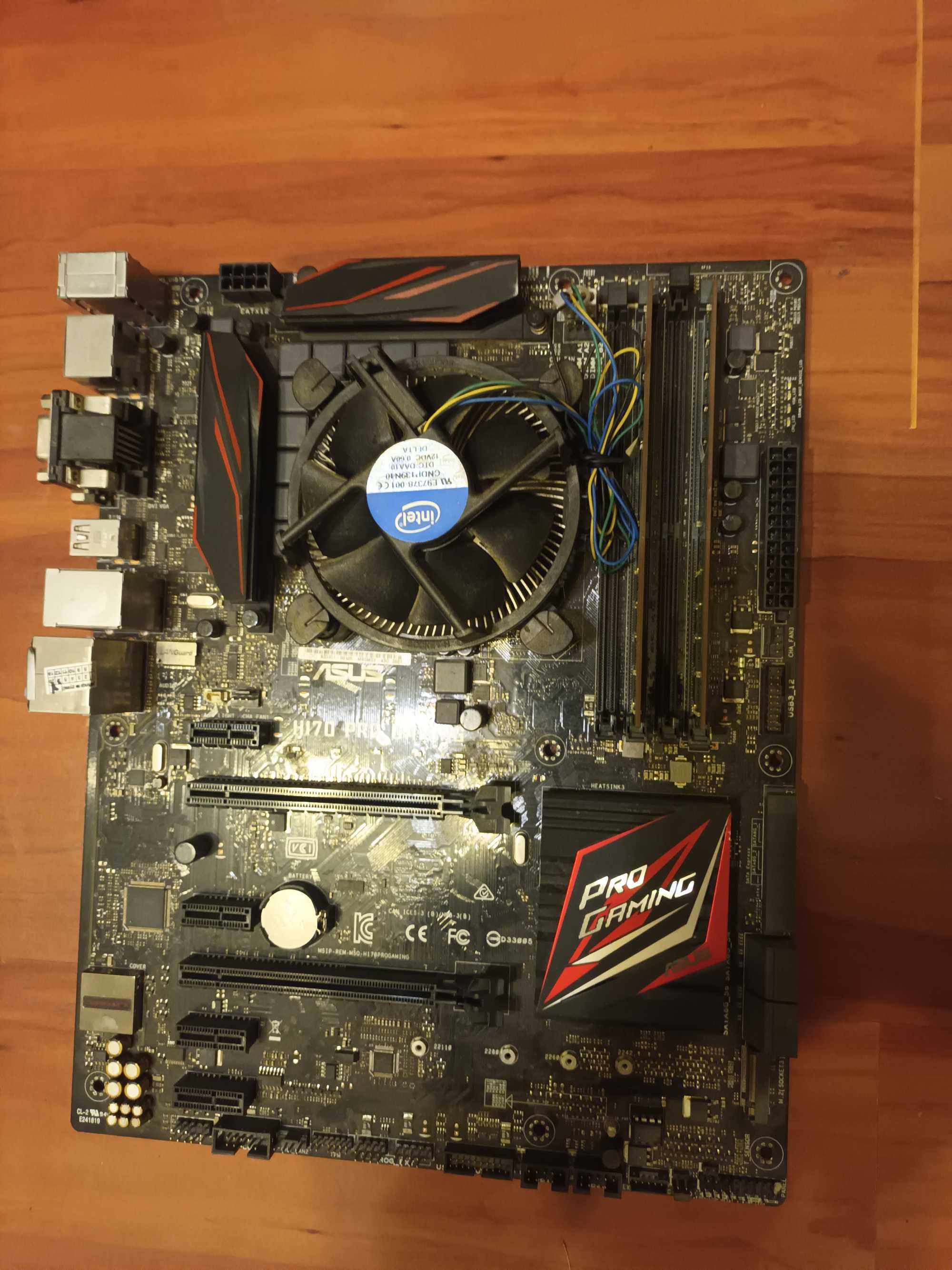 Płyta Główna ASUS H170 Pro Gaming z I5 7400 3,0 GHz 16GB RAM 2400 Mhz
