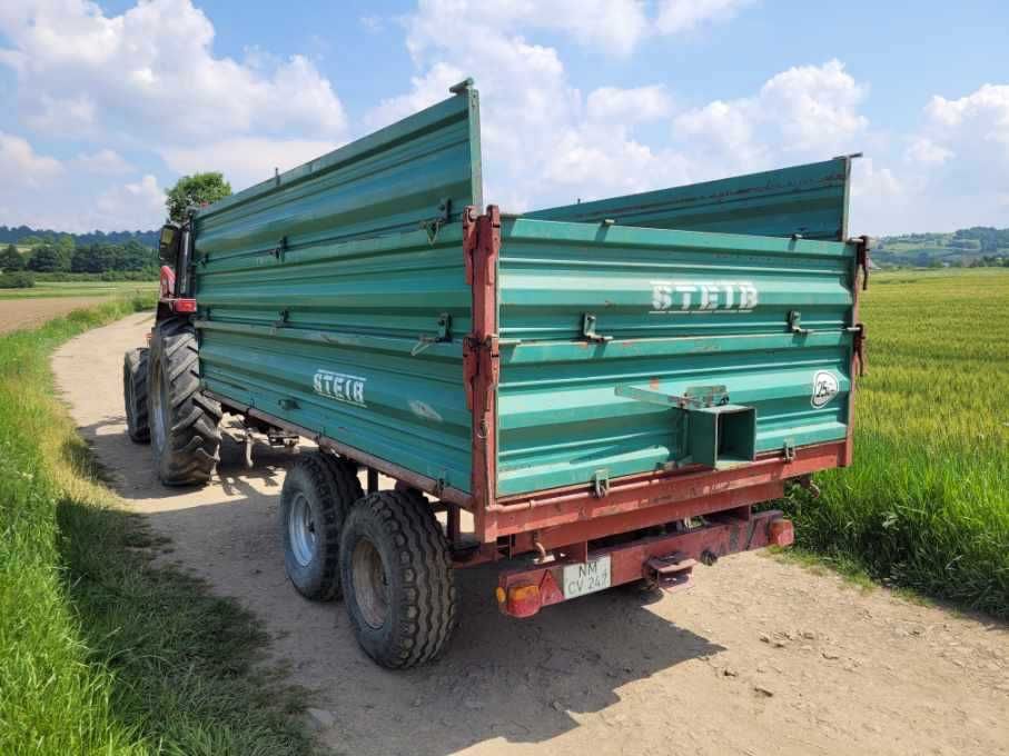 Przyczepa tandem rolnicza wywrot 3 stonny