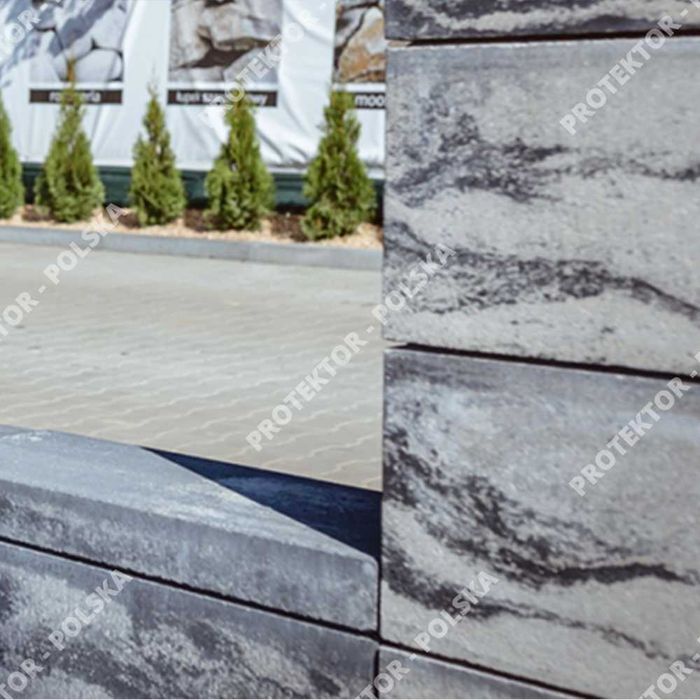 pustak ogrodzeniowy bloczek słupek podmurówka palisada przęsło brama