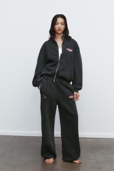 Кофта, світшот, худі на молнії Зара Zara М