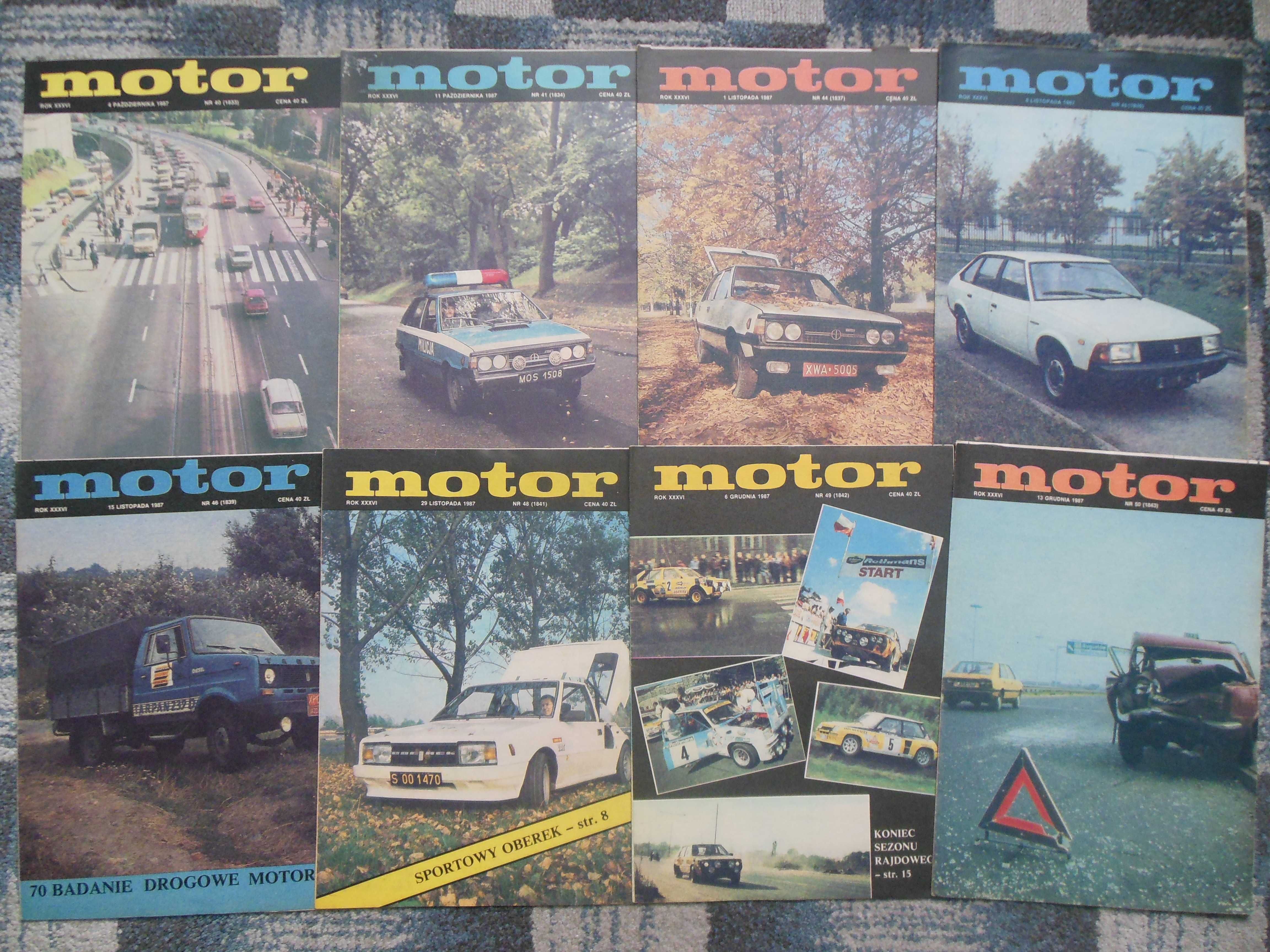 Gazety Motor 1987 rok.