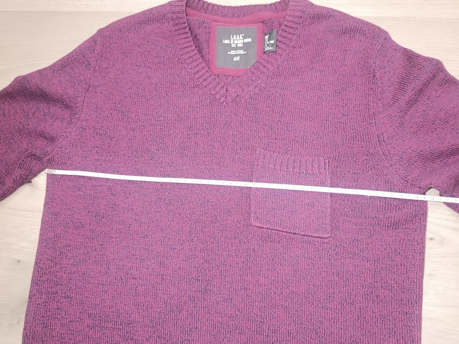 Purpurowy sweter h&m r. M