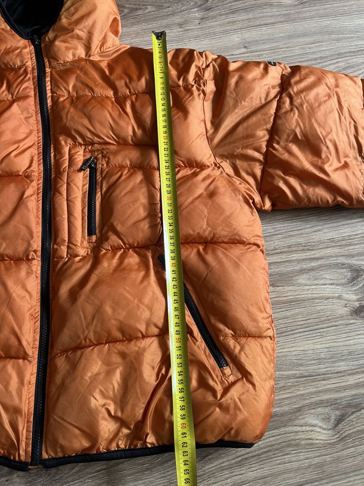 Puchowa kurtka pomarańczowa, marki IMAGE sport performance, rozmiar XL