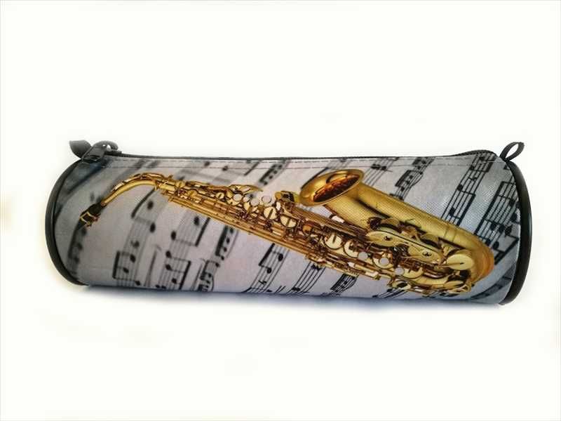 Saksofon Zebra Music P21 - sax - piórnik Made in Poland