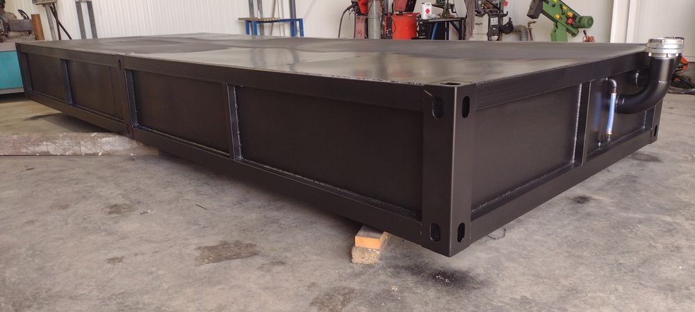 Szambo metalowe Fekalia zbiornik kontener olej