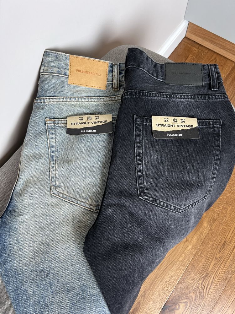 Джинси PULL&BEAR Straight Vintage