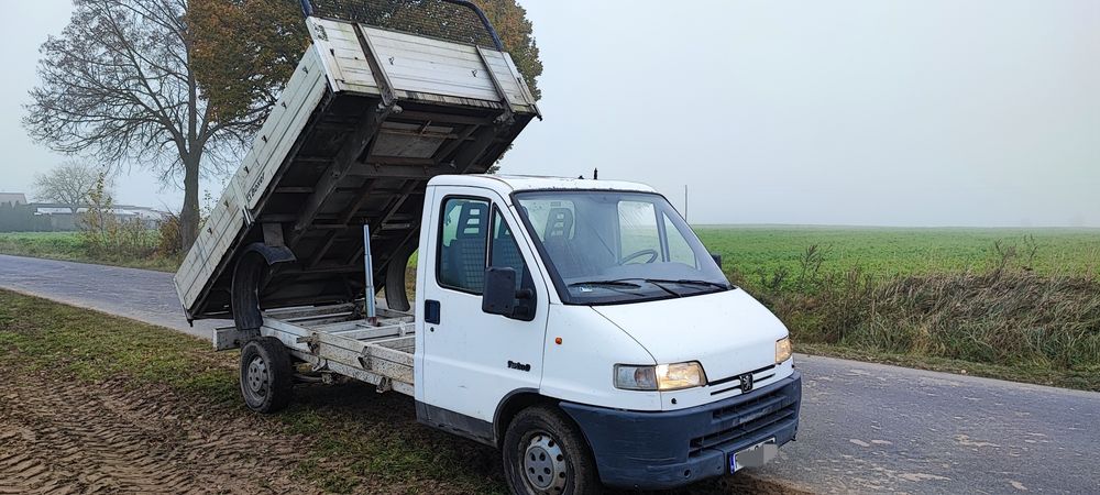 Peugeot Boxer 2.5td wywrotka ,klima,Webasto.