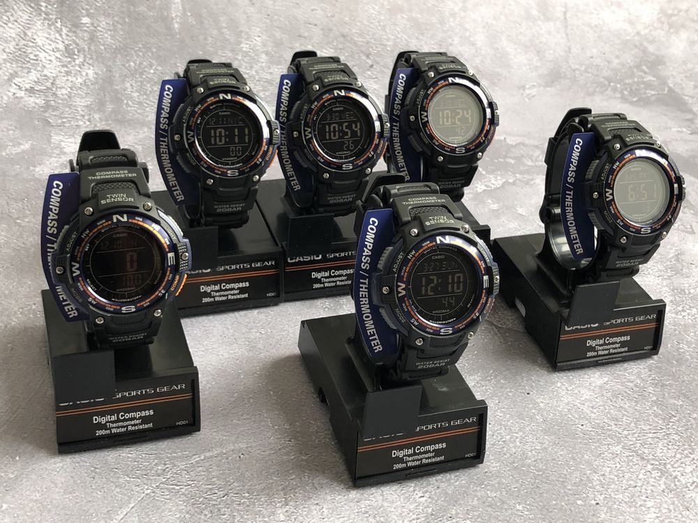 Casio SGW-100-2BCF Часы компасс знижка годинник касіо компас Ø45мм