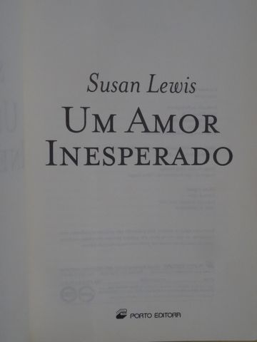 Um Amor Inesperado de Susan Lewis