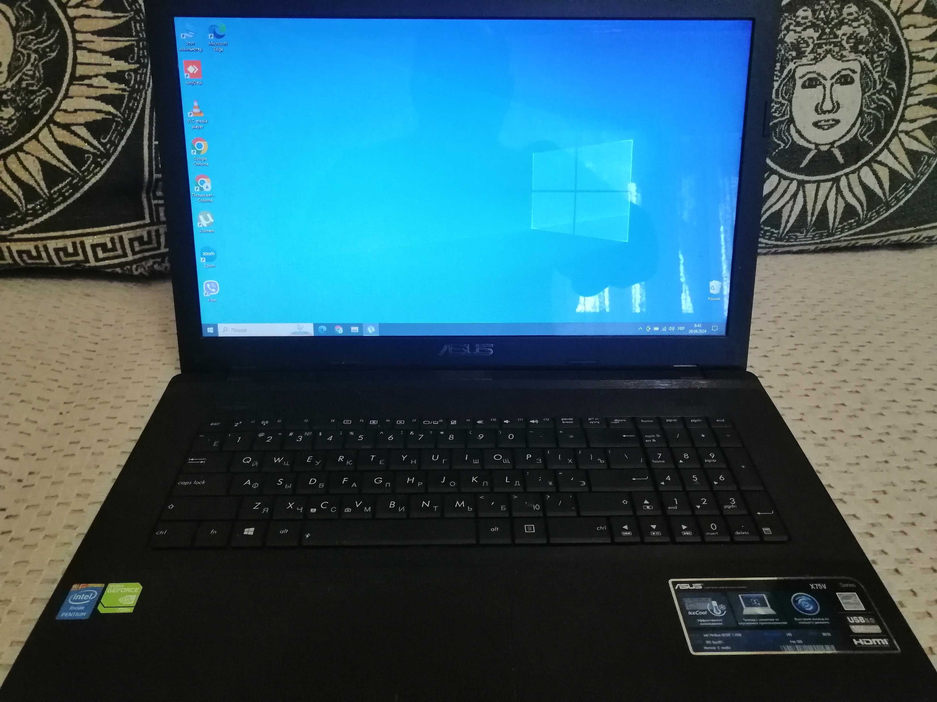 Ноутбук ASUS X75VC (X75VC-TY013D) Black