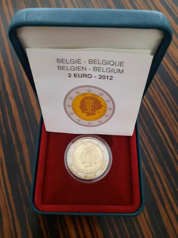 Moedas 2 euros belgica proof