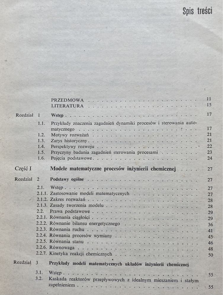 Modelowanie symulacja i sterowanie procesów przemysłu chemicznego