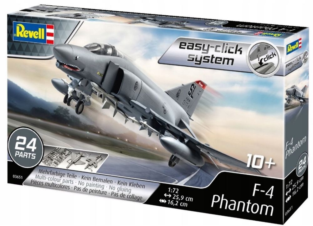 Model do sklejania Revell 03651 SAMOLOT EASY-CLICK F-4E PHANTOM