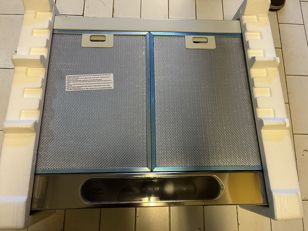 Exaustor Whirpool novo (Ikea)