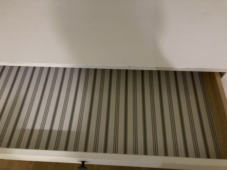 HEMNES Biurko, biała bejca, 120x55 cm IKEA