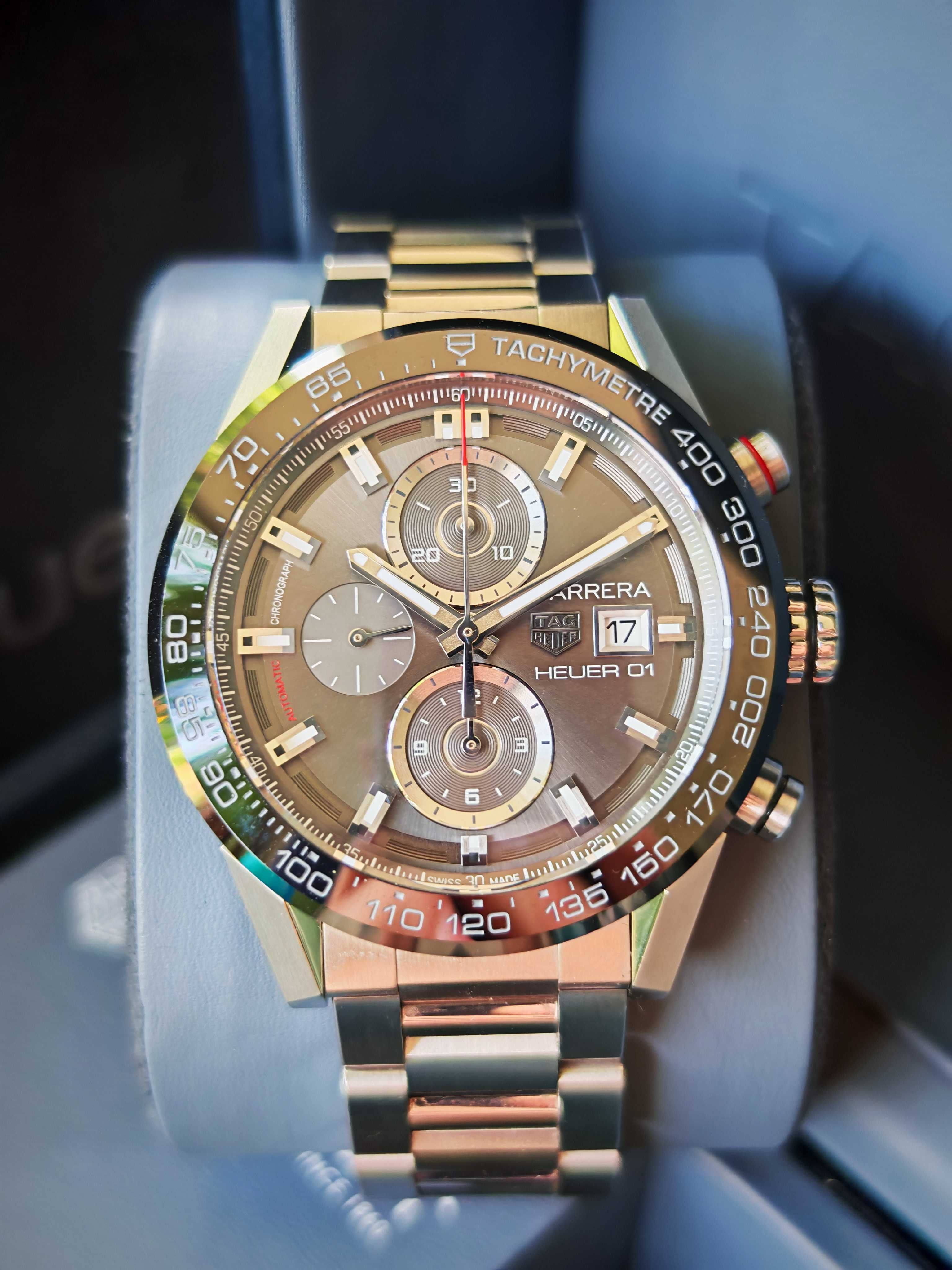 TAG Heuer Carrera Calibre Heuer 01 CAR201W.BA0714 Automat 43mm