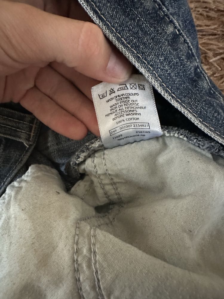 Джинсовые шорт y2k rap sk8 jeans
